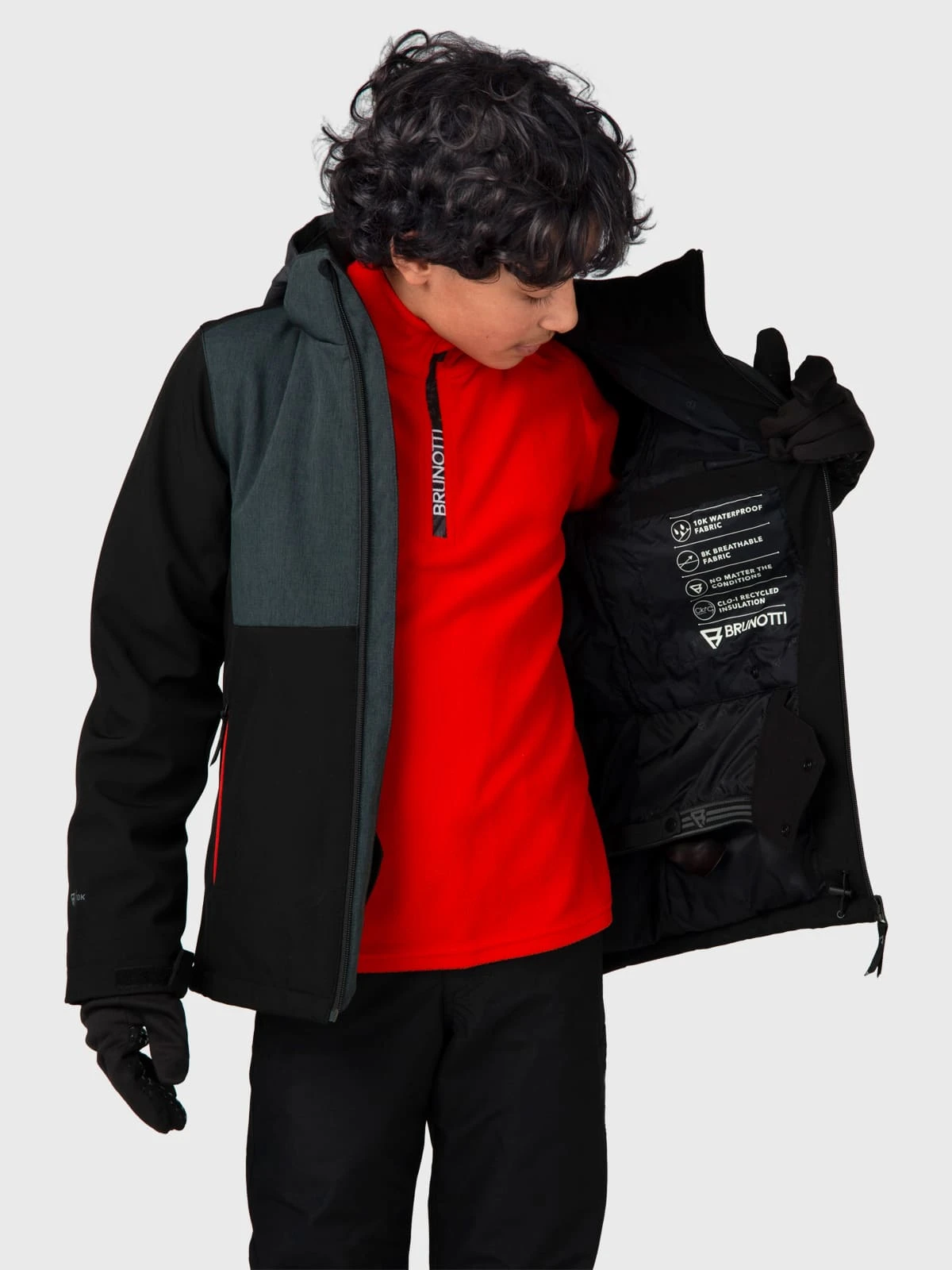 Brunotti Twinstroky Boys Softshelljacket - Afbeelding 5