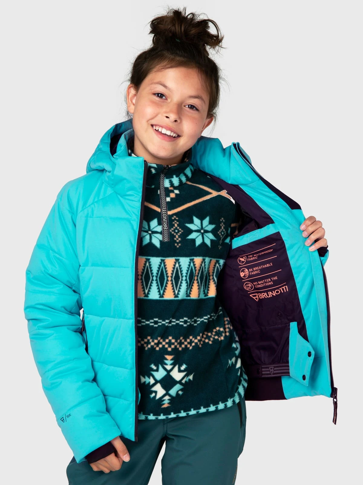 Brunotti Suncrown Girls Snowjacket - Afbeelding 5