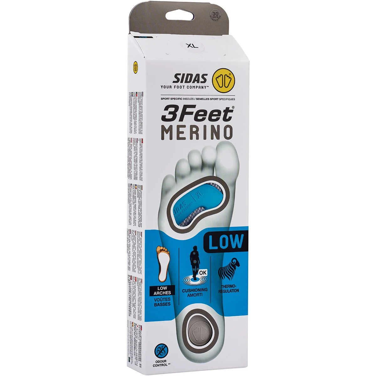 Sidas 3 Feet Merino Low Neutral - Afbeelding 5
